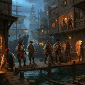 28mm Pirate and Sea Monster Terrain