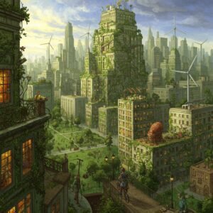 28mm SolarPunk Terrain